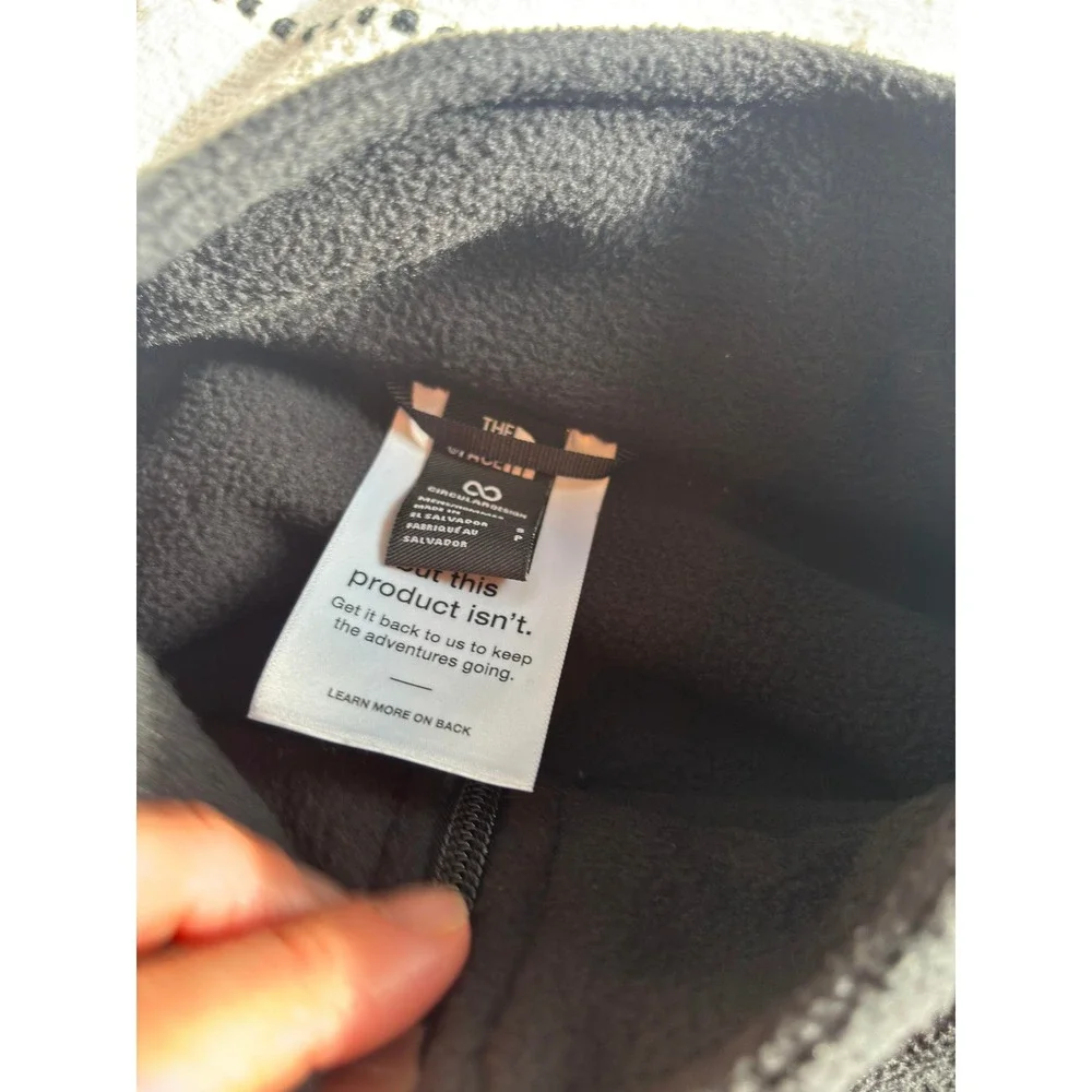 The North Face Mens Anchor 1/4 Zip Fleece Pullover TNF Black Size Small